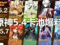 原神的最新卡池爆料,神秘角色降临，新元素与传说装备同步揭晓！